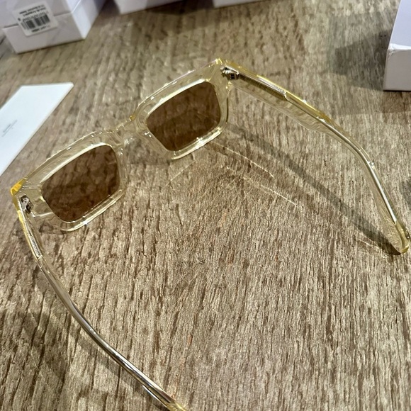 -Chimi Sunglasses #5 in Light Yellow. main image 6